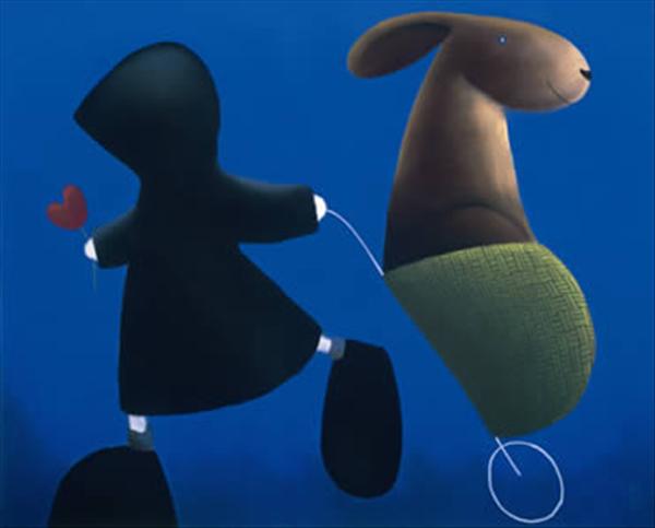 Out For A Walk - Mackenzie Thorpe Out For A Walk - Mackenzie Thorpe