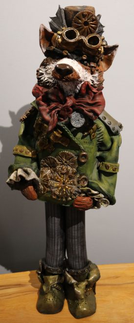Steampunk Fox - The Little Clay Company