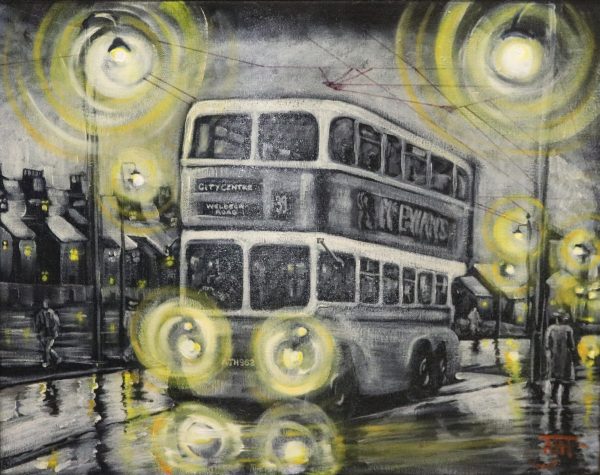 Winter Bus Home - Anthony Hall